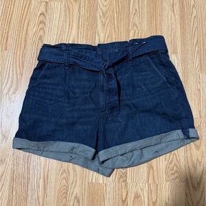 Express Denim Women's Paper Bag Waist Shorts, 14